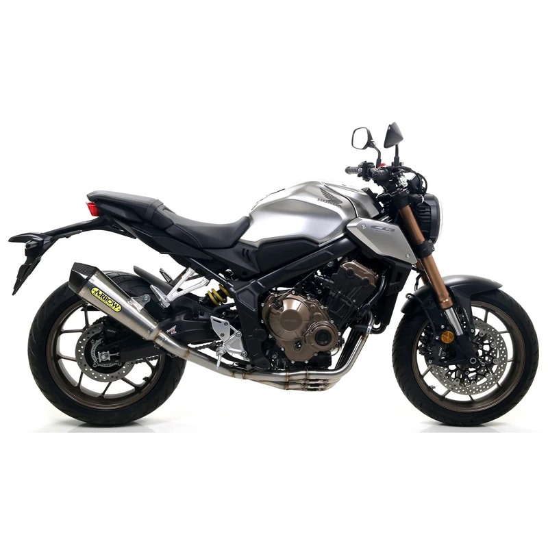 Arrow 71892XKI X-Kone Slip-on Exhaust, Nichrome For Honda CB650R (2019-) 1 Arrow 71892XKI X-Kone Slip-on Exhaust, Nichrome For Honda CB650R (2019-)