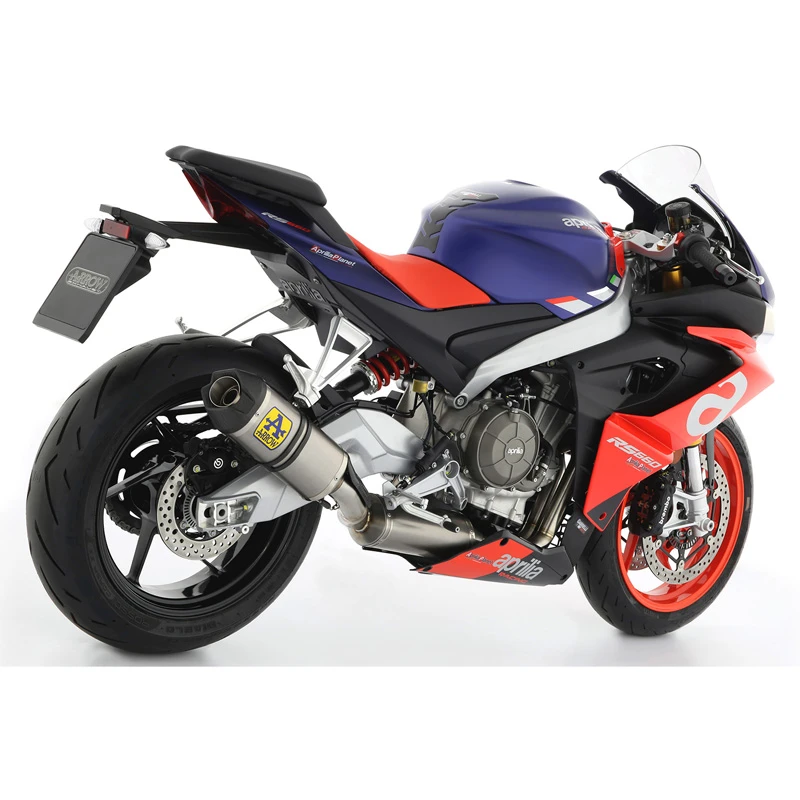 Arrow 71929PK Indy Race Slip-on Exhaust, Titanium For Aprilia RS660 (2020-) 1 Arrow 71929PK Indy Race Slip-on Exhaust, Titanium For Aprilia RS660 (2020-)