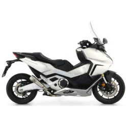 Arrow 73518PRI Pro-Race Slip-on Exhaust, Nichrome For Honda Forza 750 (2021-)