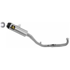 Arrow 73521PKNW Indy-Race Full Exhaust, Titanium Dark For Yamaha T-Max 530/560 '19-'20