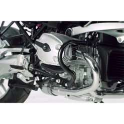 Hepco & Becker Crashbar / Engine Guard Silver - R1200R '11-up -MotorVision Store bmw r1200r hepco becker engine guard black 03