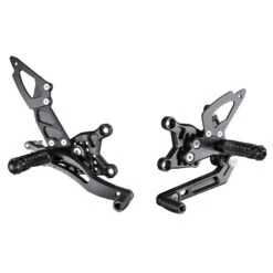 Bonamici A005 Normal Shift Rearsets, Black For Aprilia RSV4 RF - Tuono V4 (2017-)