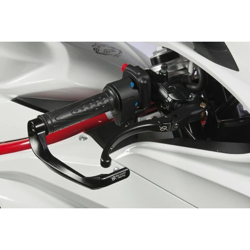 Bonamici KL01-BLACK-RED Folding Levers, Black/Red For Aprilia RSV4 (2009-) 2 Bonamici KL01-BLACK-RED Folding Levers, Black/Red For Aprilia RSV4 (2009-) - Image 2