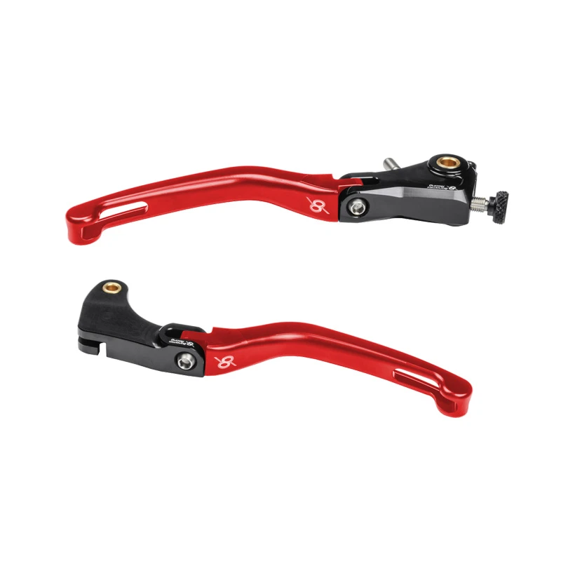 Bonamici KL01-BLACK-RED Folding Levers, Black/Red For Aprilia RSV4 (2009-) 1 Bonamici KL01-BLACK-RED Folding Levers, Black/Red For Aprilia RSV4 (2009-)