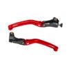 Bonamici KL02-BLACK-RED Folding Levers, Black/Red For BMW S1000RR (2009-2014)