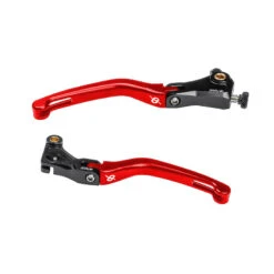 Bonamici KL22-BLACK-RED Folding Levers, Black/Red For BMW S1000RR (2015-2018)