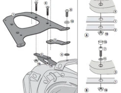 Givi SR5105M Monolock Top Case Rack For BMW C600 Sport (2012-2015)