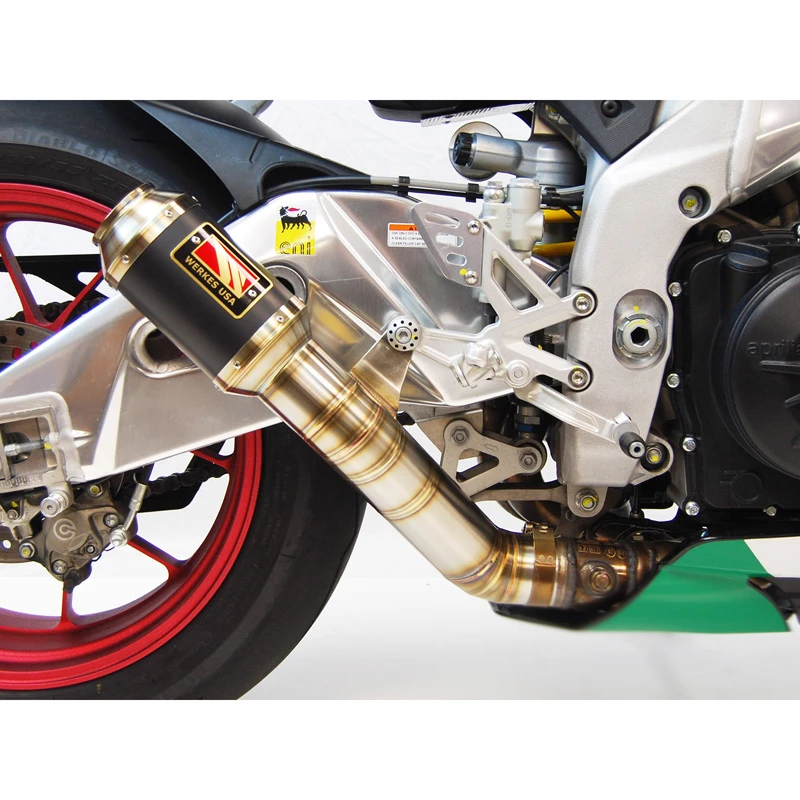 Competition Werkes WA1005R-BC GP Race Slip-on Exhaust Aprilia RSV4RF (2015-2016) & RSV4RR 2016 2 Competition Werkes WA1005R-BC GP Race Slip-on Exhaust Aprilia RSV4RF (2015-2016) & RSV4RR 2016 - Image 2