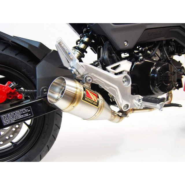 Competition Werkes WH126 GP Full System Exhaust For Honda MSX125 Grom (2017-) 1 Competition Werkes WH126 GP Full System Exhaust For Honda MSX125 Grom (2017-)