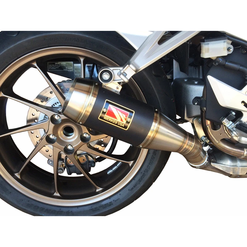 Competition Werkes WH802-S Slip-on Exhaust For Honda Interceptor VFR800F (2014-) 2 Competition Werkes WH802-S Slip-on Exhaust For Honda Interceptor VFR800F (2014-) - Image 2