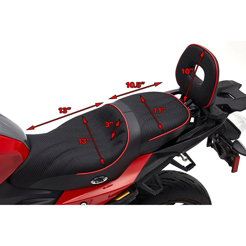 Corbin BMW-F9XR-20-E Canyon Dual Sport Seat(w/ Heat) For BMW F900R & XR (2020-) 11 Corbin BMW-F9XR-20-E Canyon Dual Sport Seat(w/ Heat) For BMW F900R & XR (2020-) - Image 11
