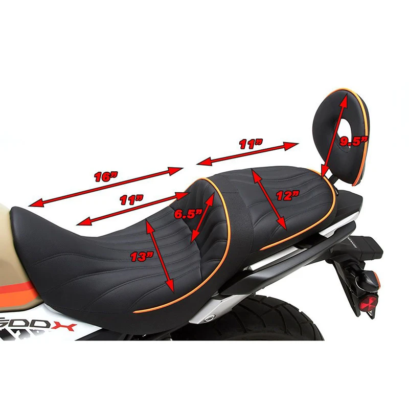 Corbin H-CB500X-13 Canyon Dual Sport Seat For Honda CB500X (2013-) 14 Corbin H-CB500X-13 Canyon Dual Sport Seat For Honda CB500X (2013-) - Image 14