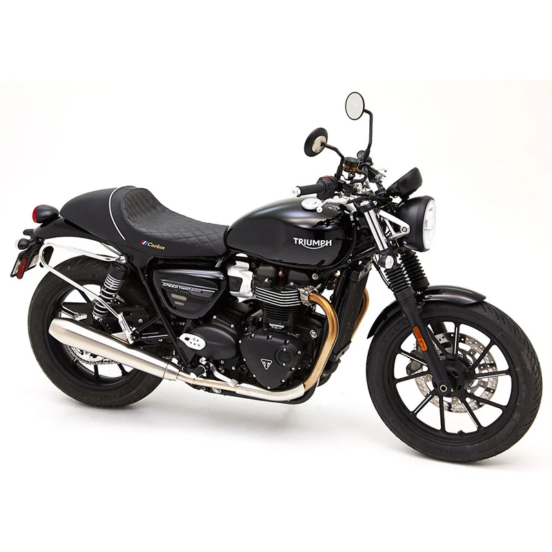 Corbin T-SP2-9-23-G Classic Gunfighter Seat For Triumph Speed Twin 900 (2023-) 3 Corbin T-SP2-9-23-G Classic Gunfighter Seat For Triumph Speed Twin 900 (2023-) - Image 3