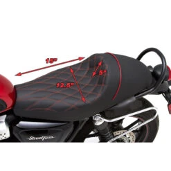Corbin T-ST800-16-G Classic Gunfighter Seat For Triumph Street Twin '19- -MotorVision Store corbin t st800 16 g classic gunfighter seat image10