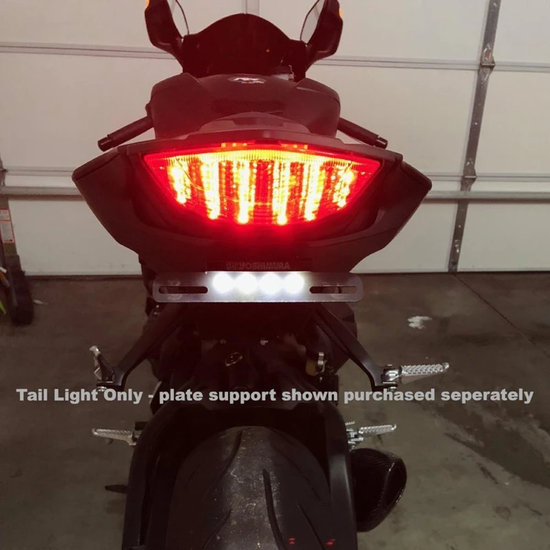 Custom LED Blaster-X LED Tail Light, Smoked For Honda CBR1000RR '17- 2 Custom LED Blaster-X LED Tail Light, Smoked For Honda CBR1000RR '17- - Image 2