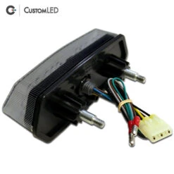 Custom LED Blaster-X LED Tail Light, Smoked For Honda Super Cub 125/ Monkey (2019-) -MotorVision Store custom led blaster x led tail light smoked monkey image3