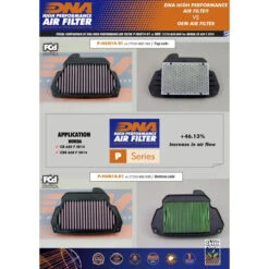 DNA P-H6N14-01 Air Filter For Honda CB650F / CBR650F (2014-2018) -MotorVision Store dna p h6n14 01 air filter image4