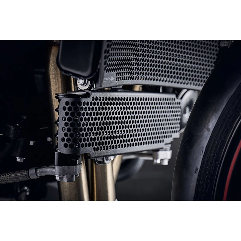 Evotech PRN008987-013130 Radiator & Oil Cooler Guard For Triumph Speed Triple (2016-) 4 Evotech PRN008987-013130 Radiator & Oil Cooler Guard For Triumph Speed Triple (2016-) - Image 4