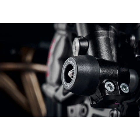 Evotech PRN011887-013712 Axle Sliders Kit For Triumph Street Triple R/S/RS Models 2 Evotech PRN011887-013712 Axle Sliders Kit For Triumph Street Triple R/S/RS Models - Image 2