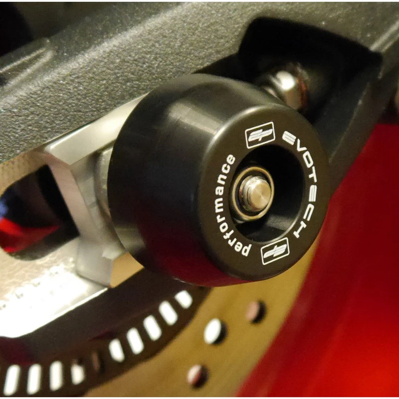 Evotech PRN011887 Rear Axle Sliders For Triumph Daytona 675 / Street Triple (2006-) 5 Evotech PRN011887 Rear Axle Sliders For Triumph Daytona 675 / Street Triple (2006-) - Image 5