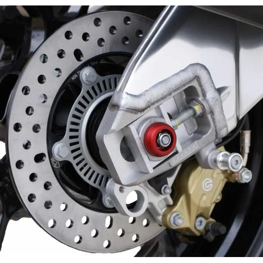 Evotech PRN012434-13 Rear Axle Sliders For Aprilia RSV4 / Tuono V4 (2021-) 5 Evotech PRN012434-13 Rear Axle Sliders For Aprilia RSV4 / Tuono V4 (2021-) - Image 5