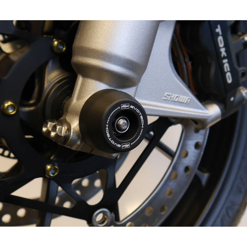 Evotech PRN012653 Front Axle Sliders For Honda VFR800X Crossrunner / CBR650R (2015-) 5 Evotech PRN012653 Front Axle Sliders For Honda VFR800X Crossrunner / CBR650R (2015-) - Image 5