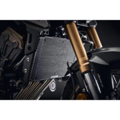 Evotech PRN014416 Radiator Guard, Black For Honda CB650R / CBR650R Cafe (2019-) -MotorVision Store evotech prn014416 radiator guard black image3