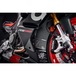 Evotech PRN015268-015269 Radiator And Header Guard For Aprilia RS660 (2021-) 9 Evotech PRN015268-015269 Radiator And Header Guard For Aprilia RS660 (2021-) -MotorVision Store evotech prn015267 radiator and header guard image5