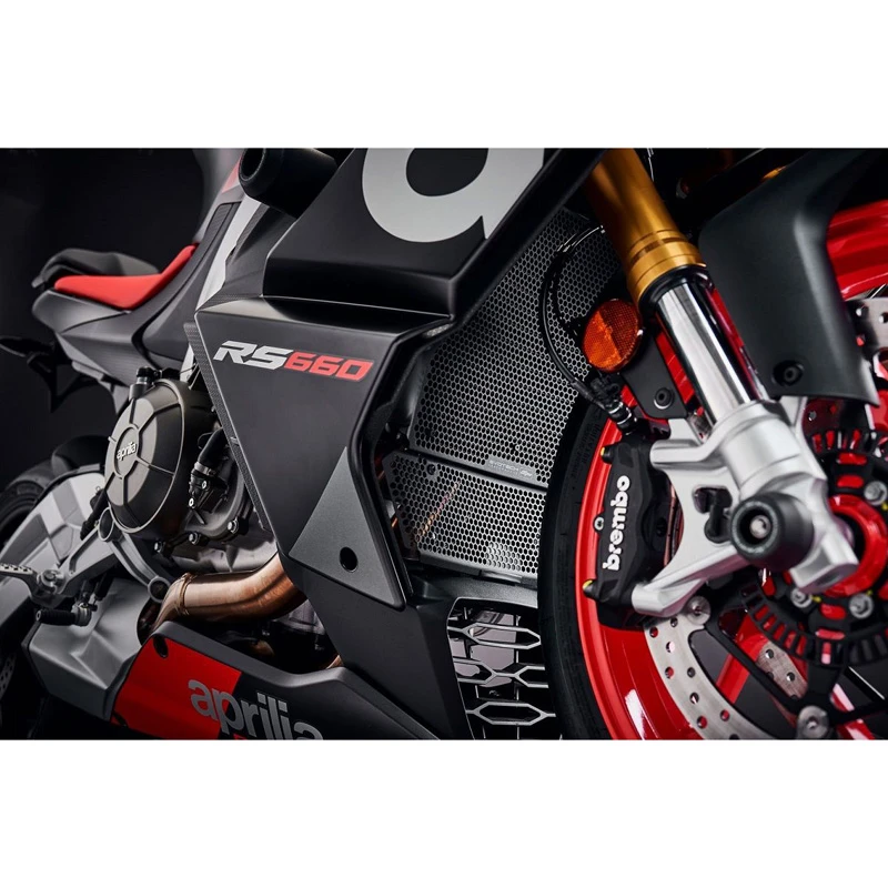 Evotech PRN015268-015269 Radiator And Header Guard For Aprilia RS660 (2021-) 5 Evotech PRN015268-015269 Radiator And Header Guard For Aprilia RS660 (2021-) - Image 5