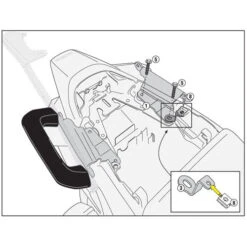 Givi 1132KIT PLX Mounting Kit For Honda VFR800F (2014-current)
