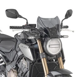 Givi 1173S Specific Windshield, Smoked For Honda CB650R (2019-)