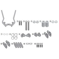 Givi A5133A Specific Windshield Fitting Kit For BMW R1250R (2019-)