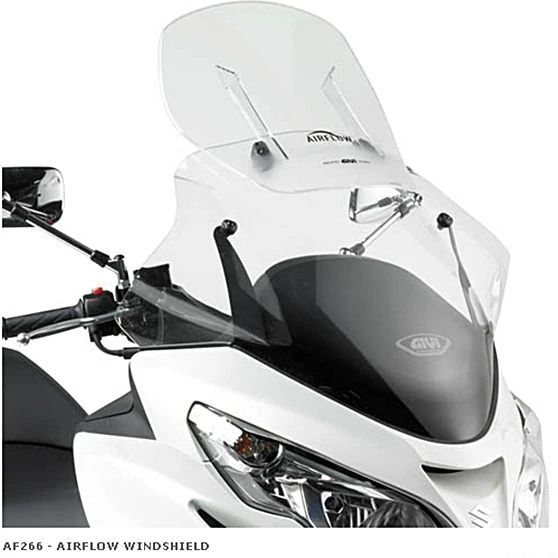 Givi AF266 Airflow Windshield For Suzuki Burgman AN400 (2007-2016) 1 Givi AF266 Airflow Windshield For Suzuki Burgman AN400 (2007-2016)