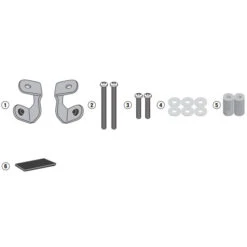 Givi D5130KIT Specific Windshield Fitting Kit For BMW C400X (2019-)