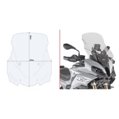 Givi D5138ST Specific Windshield, Transparent For BMW S1000XR (2020-)