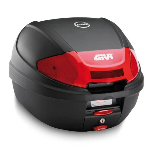 Givi E300N2 30 Liter Monolock Top Case, Red Reflector 1 Givi E300N2 30 Liter Monolock Top Case, Red Reflector