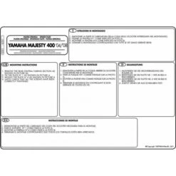 Givi E331 Top Box Adapter Plate Monokey For Yamaha Majesty 400 (2004-2014) 7 Givi E331 Top Box Adapter Plate Monokey For Yamaha Majesty 400 (2004-2014) -MotorVision Store givi e331 adapter plate majesty400 4