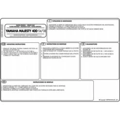 Givi E331M Top Box Adapter Plate Monolock For Yamaha Majesty 400 '04-up 7 Givi E331M Top Box Adapter Plate Monolock For Yamaha Majesty 400 '04-up -MotorVision Store givi e331m adapter plate majesty400 4