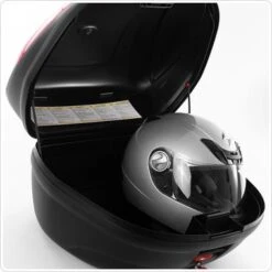 Givi E470NA 47 Liter Monolock Top Case Matte Black 8 Givi E470NA 47 Liter Monolock Top Case Matte Black -MotorVision Store givi e470na 47ltr matte black monolock case 1
