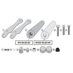 Givi LS1171 Spotlight Fitting Kit For Honda CB500X (2019-)