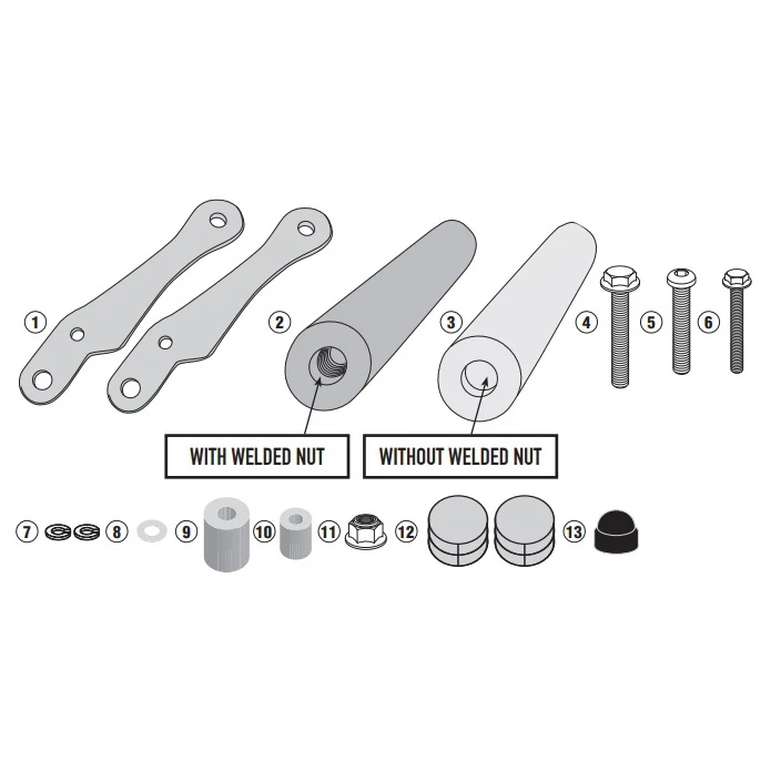 Givi LS1171 Spotlight Fitting Kit For Honda CB500X (2019-) 1 Givi LS1171 Spotlight Fitting Kit For Honda CB500X (2019-)