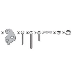 Givi PL1121KIT Fitting Kit For PL,PLX Or PLCAM Side Carriers For Honda CB500X (2017-)