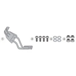 Givi RM1171KIT Rear Hugger Fitting Kit For Honda CB500X (2019-)