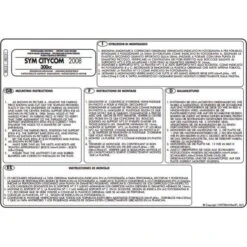 Givi SR231M Specific Rack For Sym Citycom 300 (2008-2019) -MotorVision Store givi sr231m specific rack citycom300 3