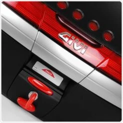 Givi V46NA 46 Liter Monokey Top Case Matte Black -MotorVision Store givi v46na 46ltr matte black for monokey case 2