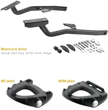 Givi 256FZ Monorack Sidearms For Honda CB900 Hornet (2002-2007) 1 Givi 256FZ Monorack Sidearms For Honda CB900 Hornet (2002-2007)