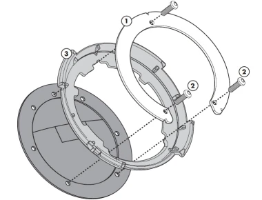 Givi BF03 Easylock Tank Ring For Honda 2 Givi BF03 Easylock Tank Ring For Honda - Image 2