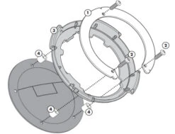 Givi BF04 Easylock Tank Ring