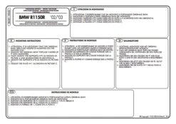 Givi SR683 Specific Rack For BMW R1150R '01-'06 5 Givi SR683 Specific Rack For BMW R1150R '01-'06 -MotorVision Store givi SR683203
