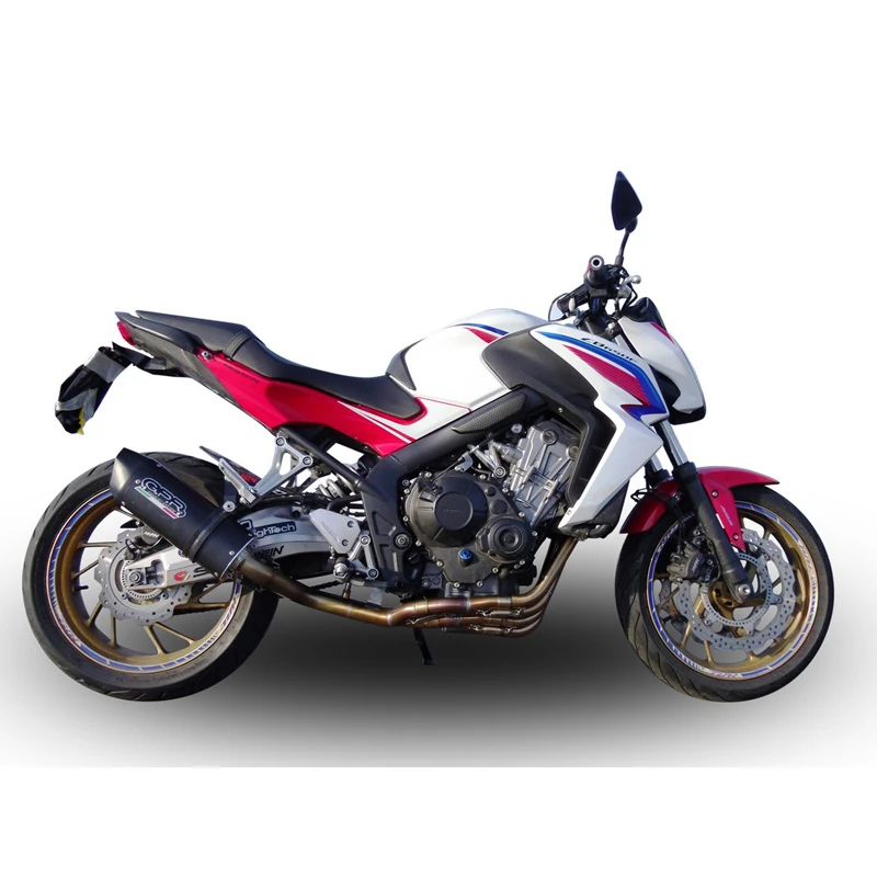GPR CO.H.249.FUNE Furore Nero Full Exhaust For Honda CB650F (2014-2018) 2 GPR CO.H.249.FUNE Furore Nero Full Exhaust For Honda CB650F (2014-2018) - Image 2